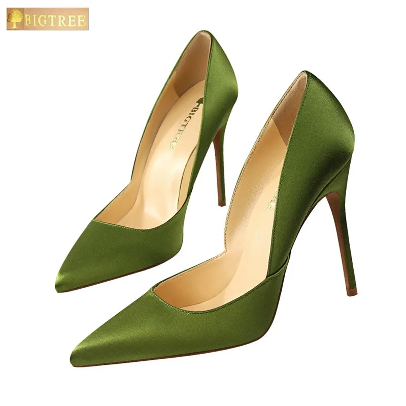 103 style BIGTREE women pumps 618 color 9.5CM 10CM 10.5CM wedding PU leather Thin high heel Pointed Toe women's shoes 103 style BIGTREE women pumps 618 color 9.5CM 10CM 10.5CM wedding PU leather Thin high heel Pointed Toe women's shoes
