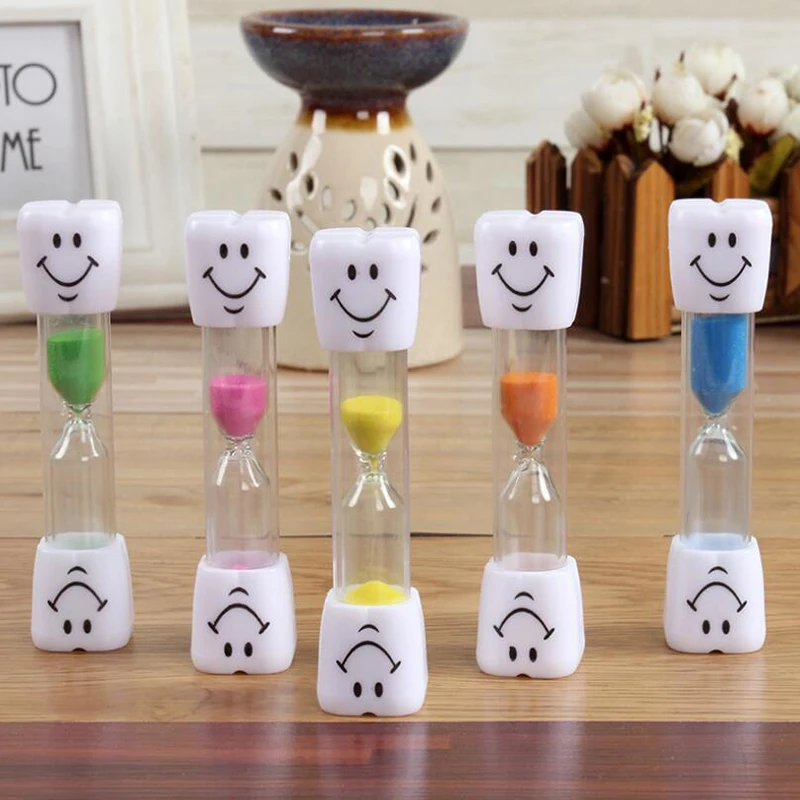 

Sand Clock 3 Minutes Smiling Face The Hourglass Decorative Household Items Kids Toothbrush Timer Sand Clock Gifts