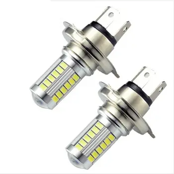 

2pcs white h4 33 smd 5630 led drl 12v fog light bulb headlight hb2 h4 led driving light lamps