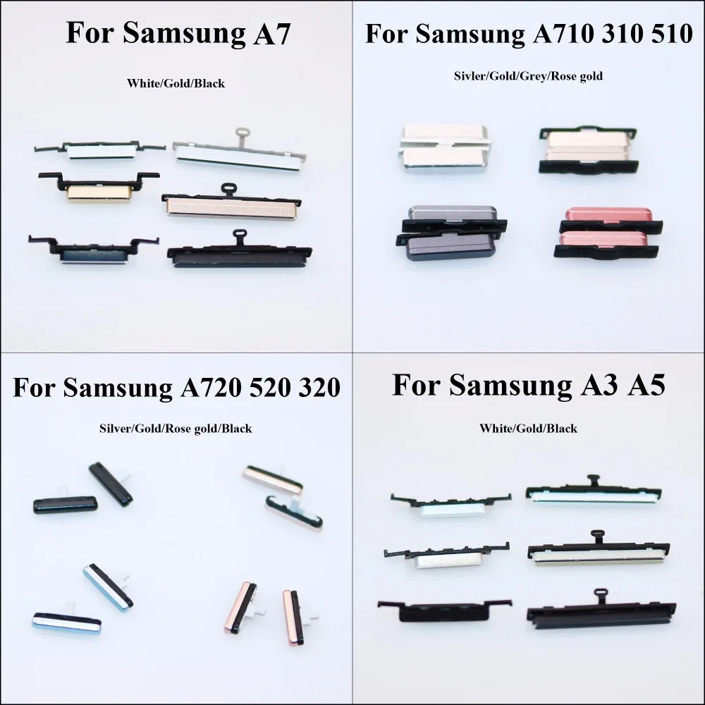ChengHaoRan 1 шт. OEM боковые кнопки питания и громкости для Samsung Galaxy A7 A3 A5 A710 310 510 A720 520