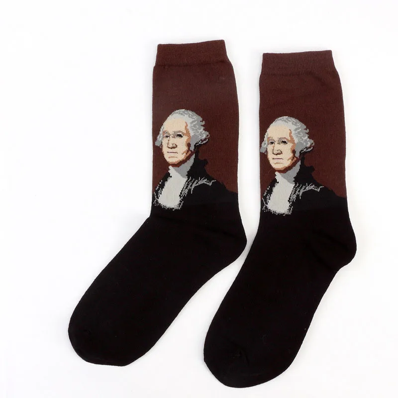 Autumn Winter Retro Van Gogh Art-Inspired Women's Socks