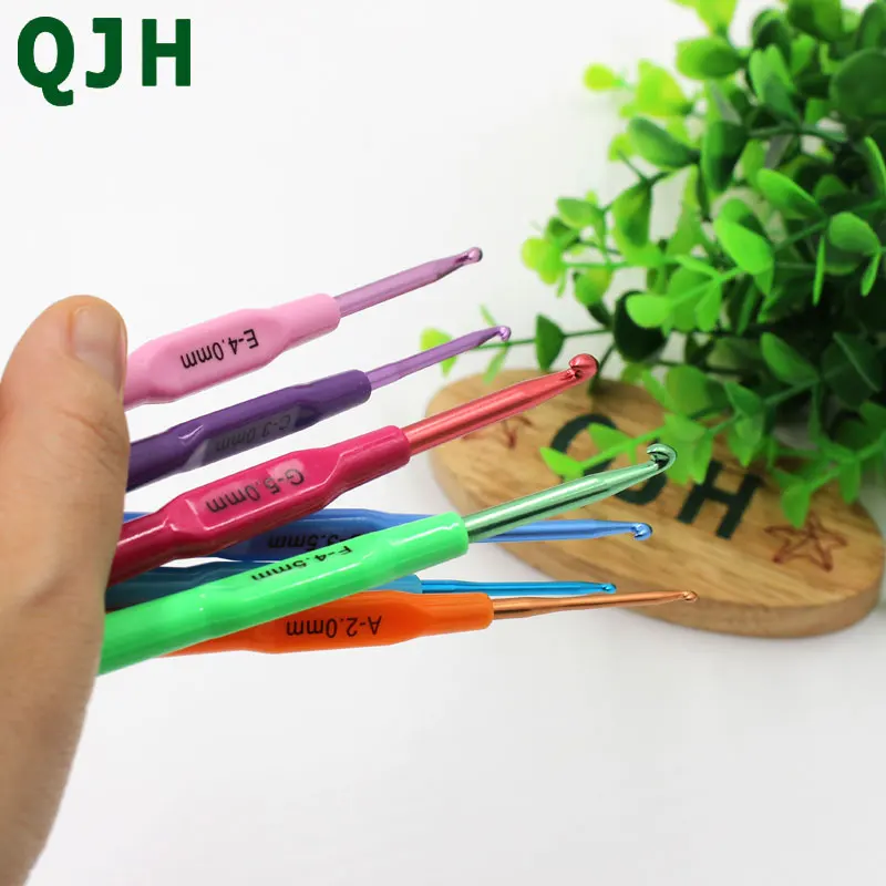 QJH бренд 7 шт./компл. цветная пластиковая ручка алюминиевый крючок крючки для