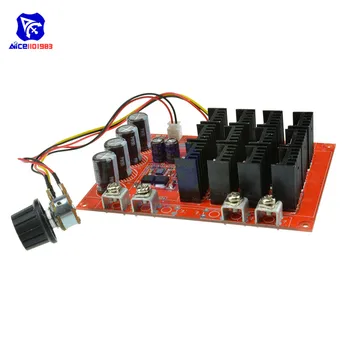 

DC 10-50V 12V 24V 48V 3000W 60A High Power Motor Speed Controller PWM HHO RC Driver Controller Module with Rotary Potentiometer