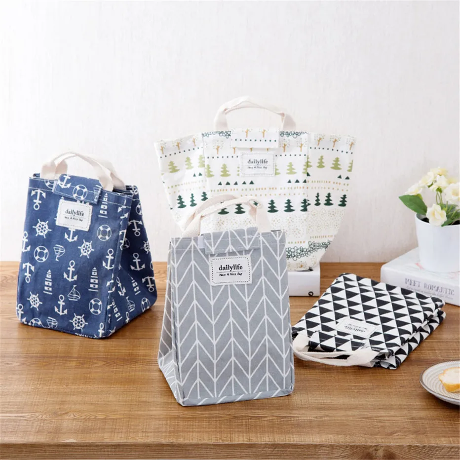 Travel Food Organizer Bag Kitchen Dinner Thermal Storage Bag Kids Lunch Box Handbag Waterproof Fruit Container2