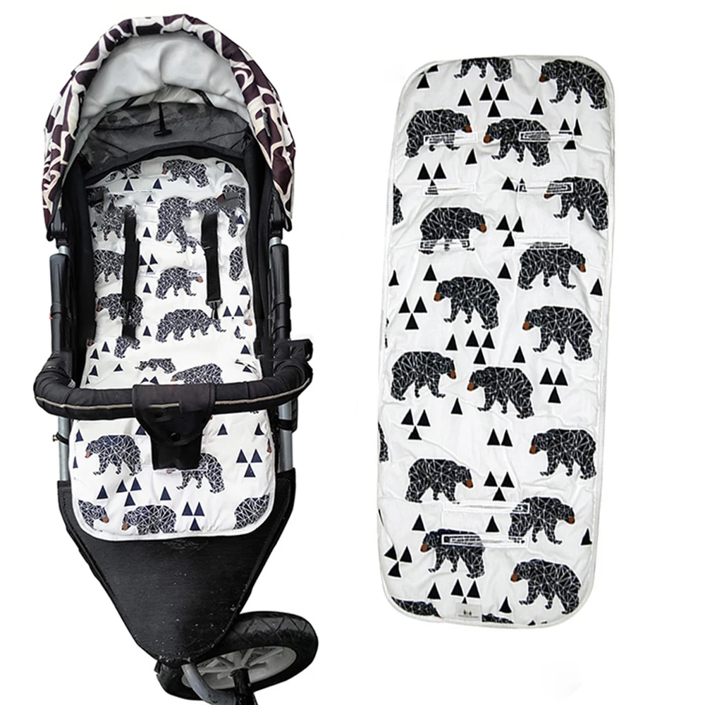 

Baby Stroller Seat Cushion Diaper Pad Anti-Slip Cotton Pram Pad Universal Thicken Highchair Car Seat Liner Stroller Accessories