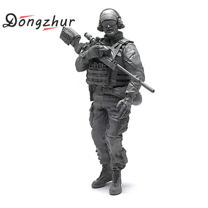 Dongzhur 1 шт. 1/35 котики Снайпер Смола Солдат модель Diy ручной работы украшения модные подарки Масштаб модели Лоо-02