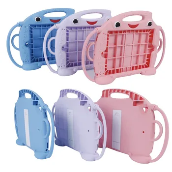 

Cute Gift drip kids Case for iPad Mini 4 3 2 1 EVA Silicone Handle Shockproof Stand Shell Cover Cases Coque for Tablet PC Case
