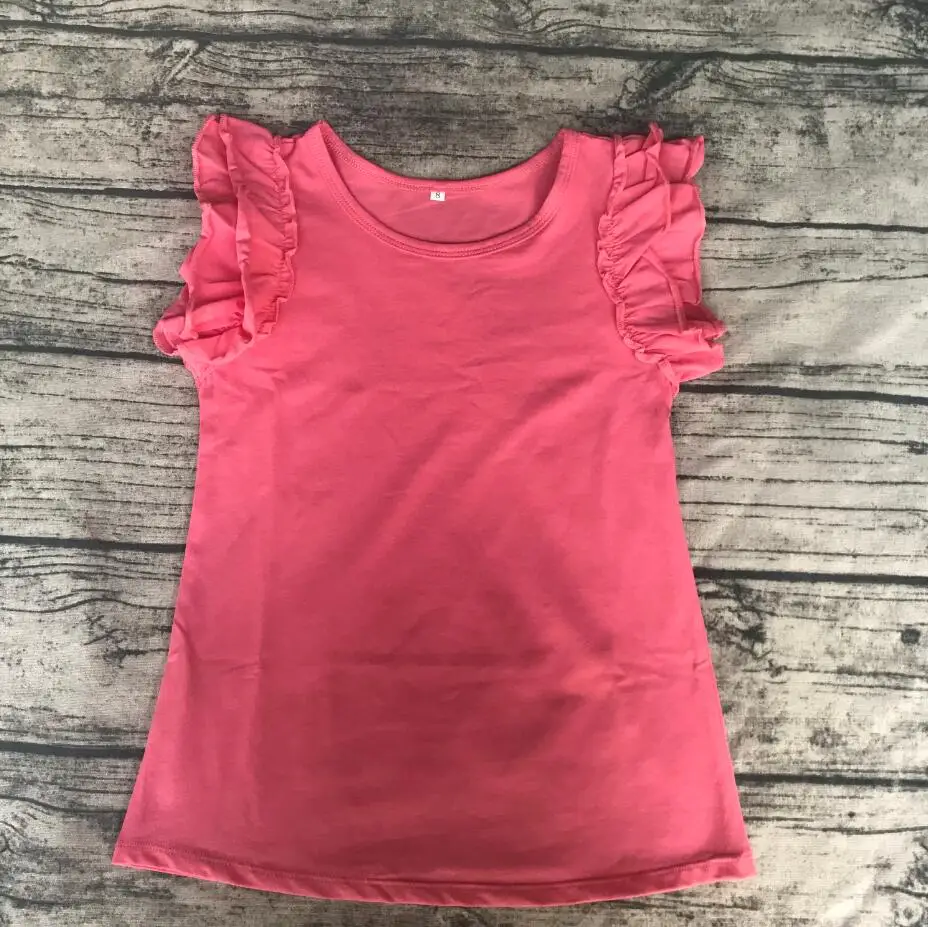 Summer Children's Boutique Clothing Bulk Baby Girls Multicolor Vest