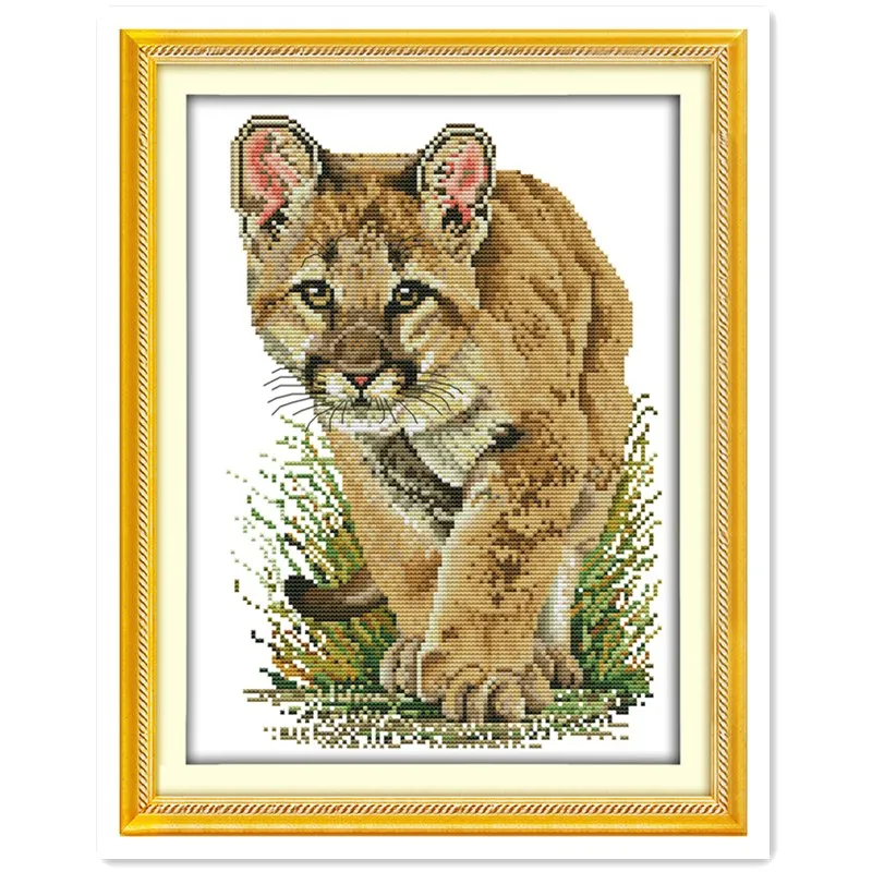 

ANNA Chinese Counted Cross Stitch Patterns Kits DIY Set Embroidery Cross Sets 11CT Printed On Canvas Paintings Cross-stitch