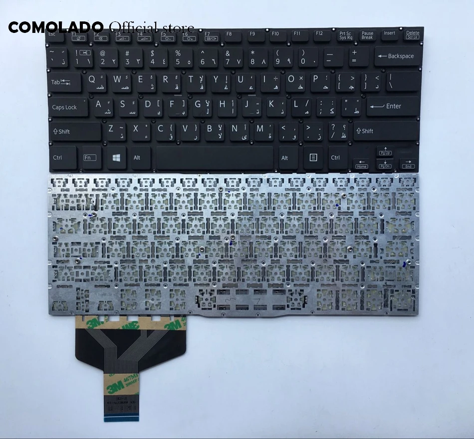 AR арабская клавиатура для Sony VAIO Fit 13 13A 13N SVF13 SVF13A SVF13N черная ноутбука Layout |