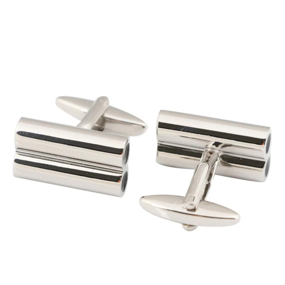 

Promotions! Free shipping men's high quality cufflinks silver-plated brass
