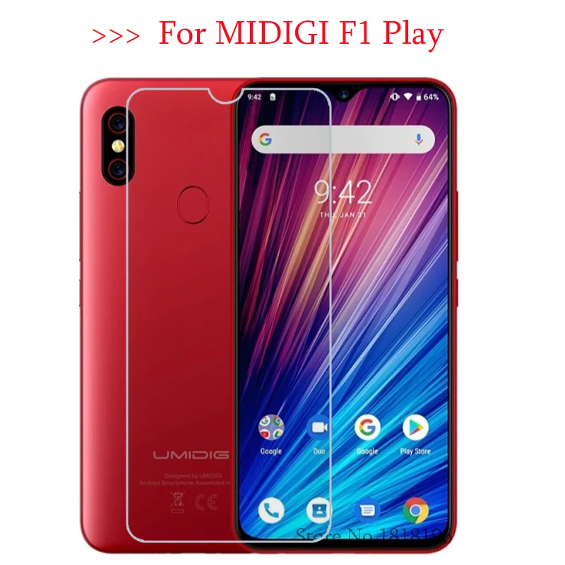 Закаленное стекло для UMIDIGI F1 Play 9H защитная пленка экрана стеклянная аксессуары 6 3