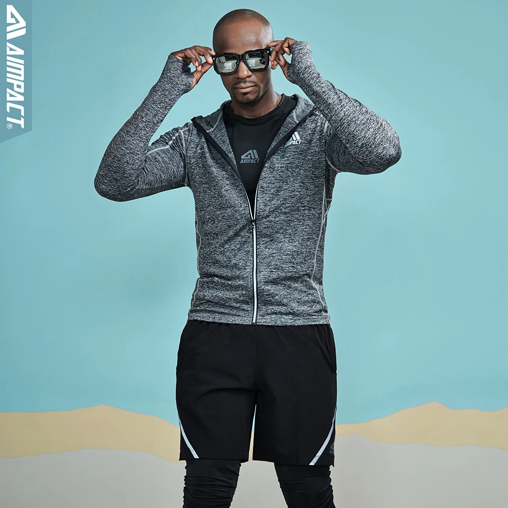 AIMPACT Sporty Compression Jackets Crossfit Fitness Long Sleeve Shirts Training Gymi Running Reflective Sportwears AM4027 (28)