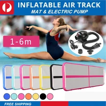 Надувная дорожка 5x2 м, воздушная дорожка для гимнастики тхэквондо, воздушный коврик
