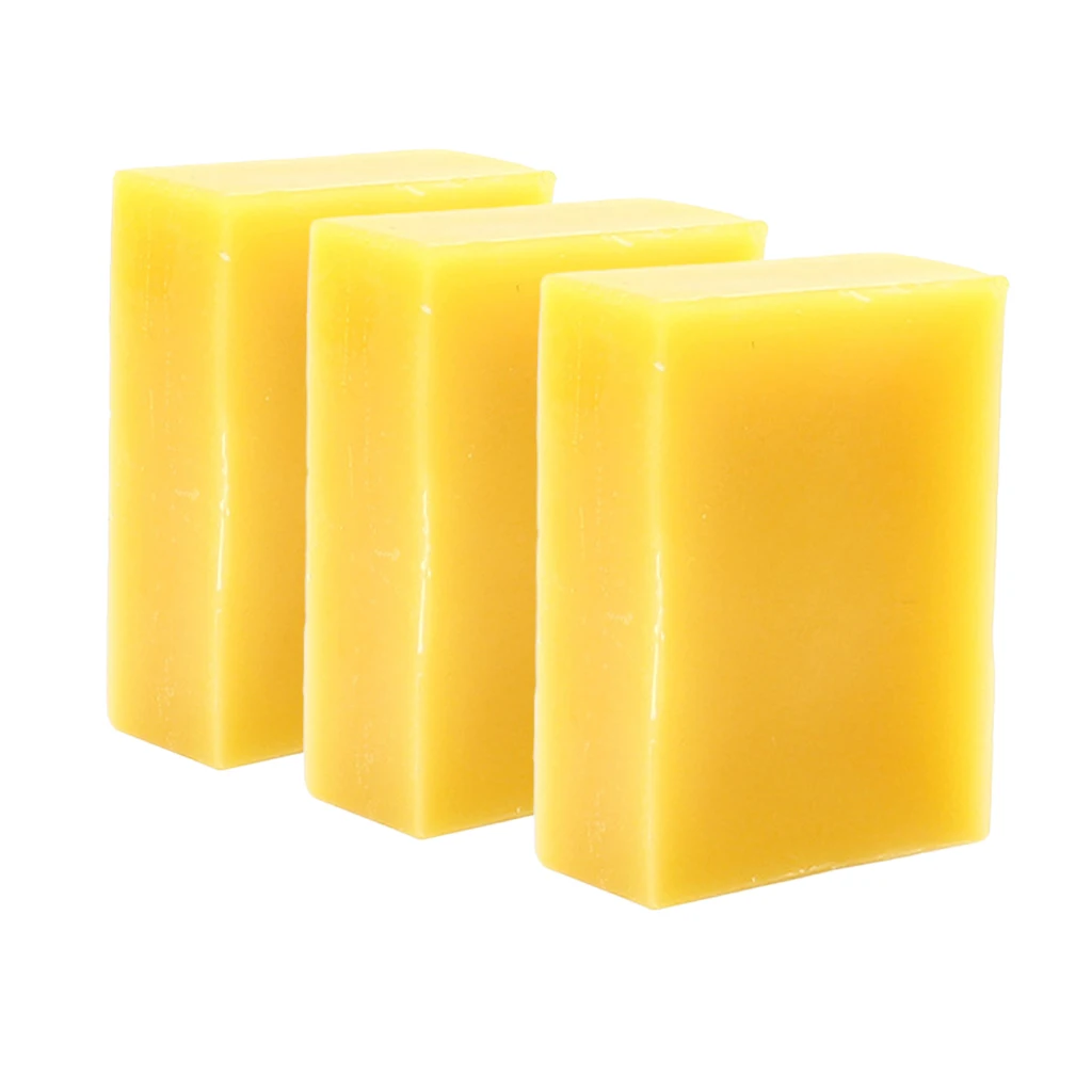 45g Natural Pure Beeswax Wax Block For Wood Furniture Floor Boots Collectable Jewelry Leather Polishing