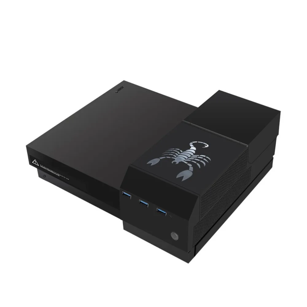 

black Hard Drive Enclosure with USB 3.0 Hub For XBOX ONE X Hard Drive Enclosure