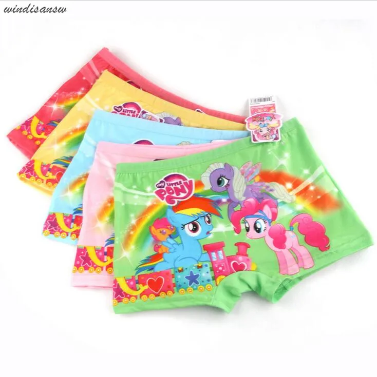2 to 10 years random color 3 sizes cartoon little pony girls underwear