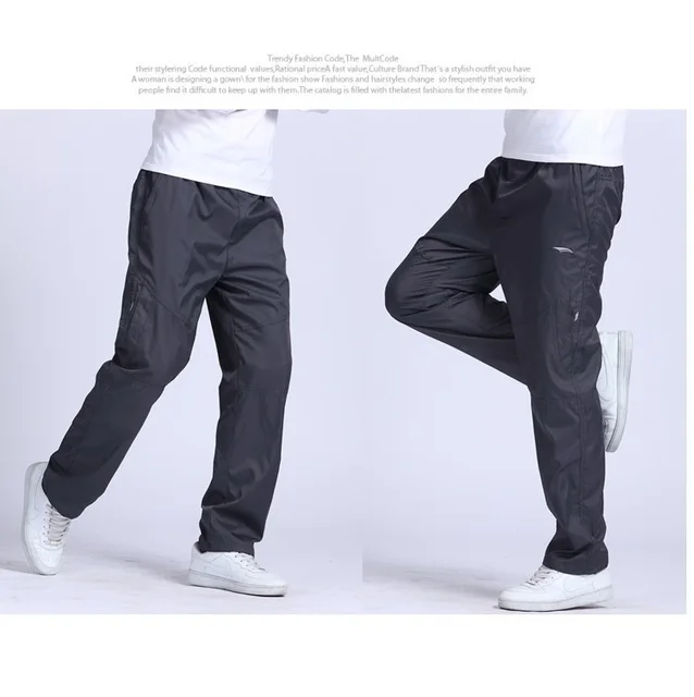 Sportswear Sweatpants Quick Drying Men's Exercise Pants Elastic Waist ...