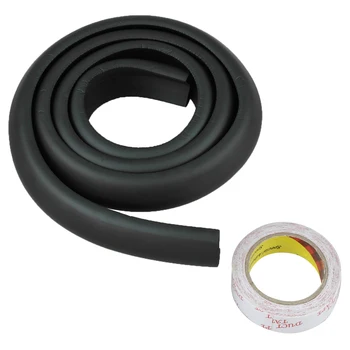

HOT 2m Thicken Baby Safety Corner Protective Rubber Black
