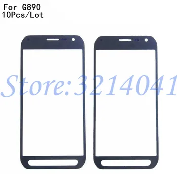 

10Pcs/Lot Outer LCD Front Screen Glass Lens Cover Replacement Parts For Samsung Galaxy S6 Active G890 Touch Screen With Logo