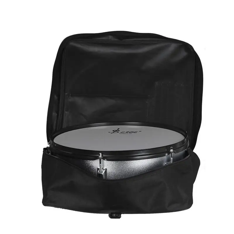 Newest 14 Inch Snare Drum Black Bag Backpack Case With Shoulder Strap