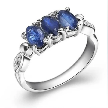 

Anillos Qi Xuan_Dark Blue Stone Elegant Ring_Fashion Ring_S925 Solid Sliver Dark Blue Stone Rings_Manufacturer Directly Sales