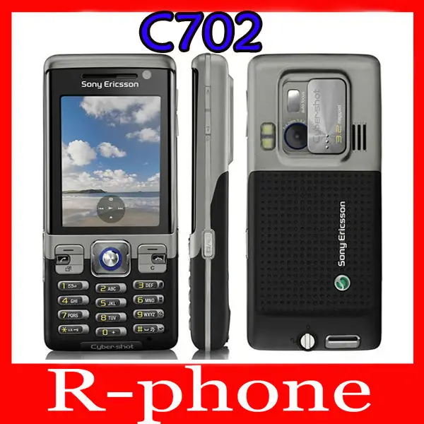 Оригинальный Восстановленный мобильный телефон Sony Ericsson C702 3G GPS 3 15 МП