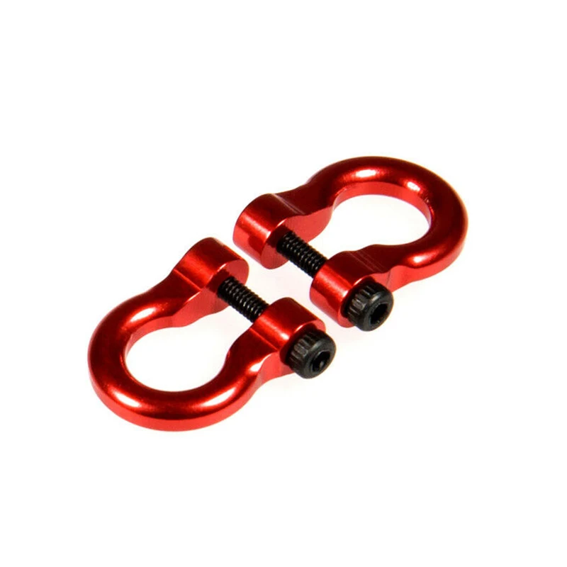

New Arrival 4pcs/set Alloy Metal Hooks Hitch Tow Shackles For 1/10 RC Crawler RC Parts Accessories
