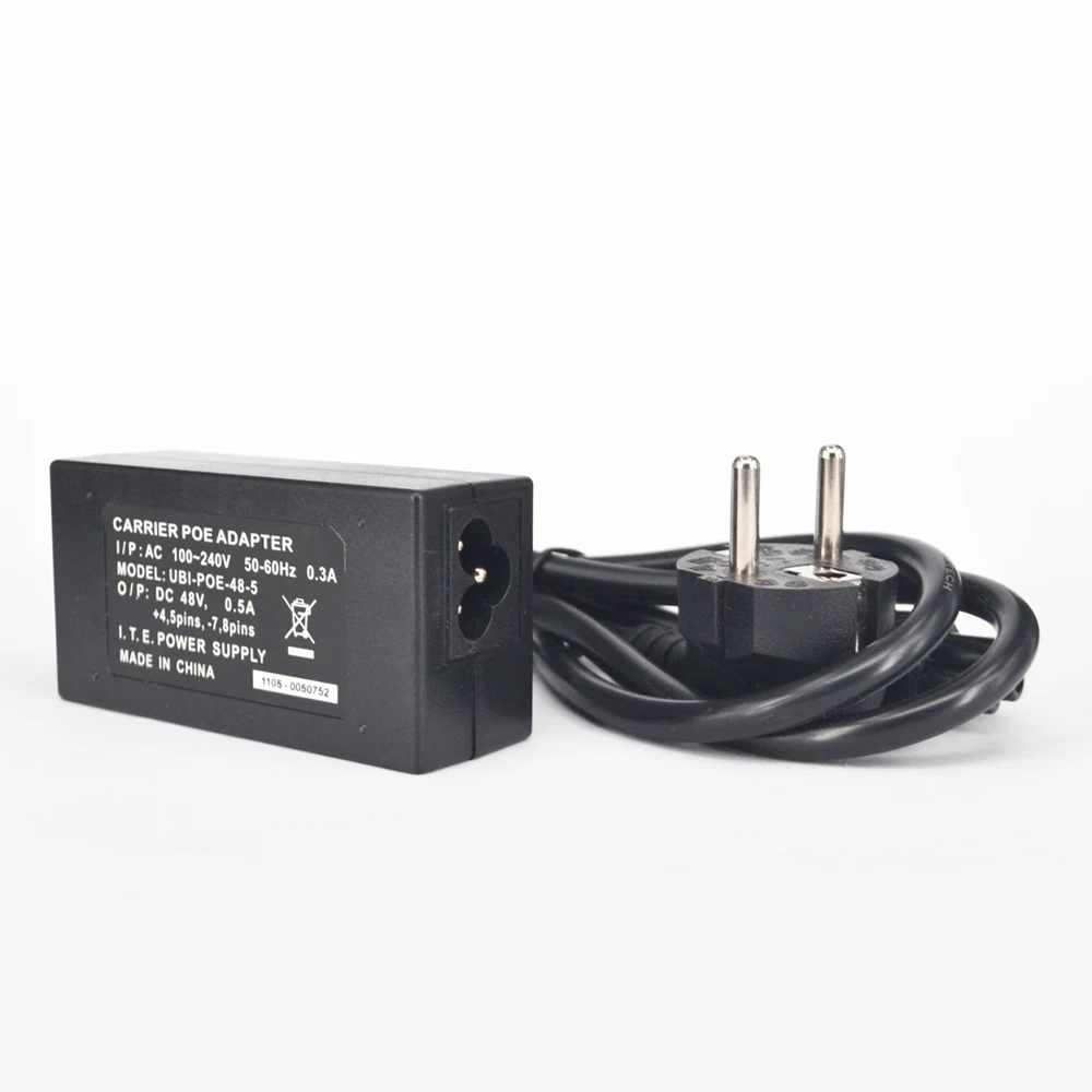 CTVMAN Desktop POE Injector Power Adapter 48V 0.5A 10100Mbps with EUUS Plug Cable03
