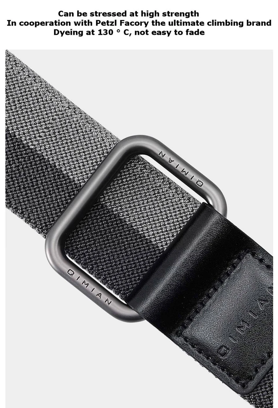 XIAOMI 125cm CT3801 3.8cm Sports Leisure Tactical Belt For Man Women Quick Release Buckle Elastic Fabric Bel (3)