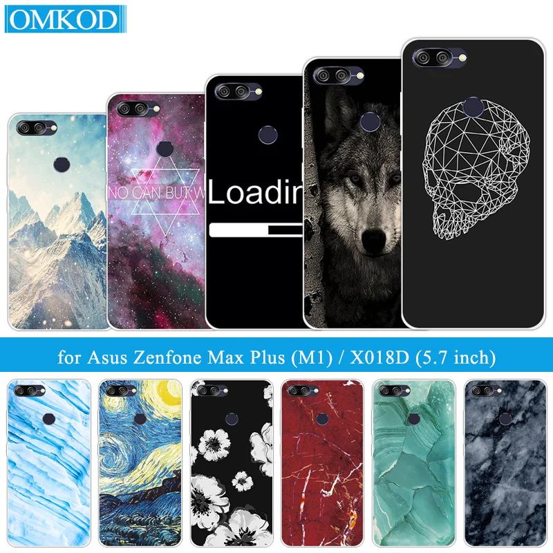 For Asus ZenFone Max Plus M1 ZB570TL Marble Cases Siliocne 5.7 inch For Zenfone Max Plus M1 X018DC ZB570TL Soft TPU Shells For Asus ZenFone Max Plus M1 ZB570TL Marble Cases Siliocne 5.7 inch For Zenfone Max Plus M1 X018DC ZB570TL Soft TPU Shells