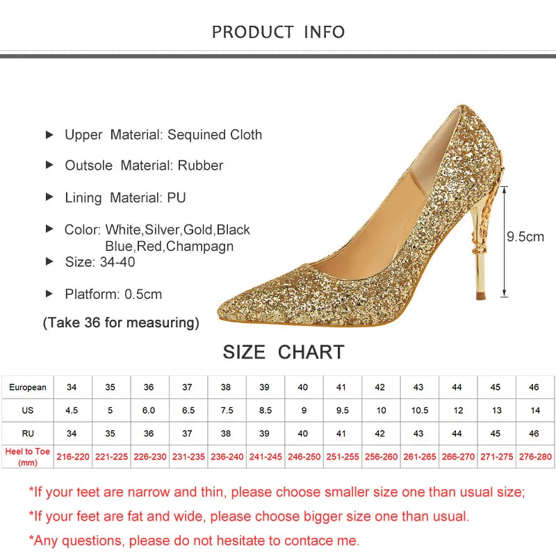 2019 New Women Pumps High Thin Heel Metal Pointed Toe Shallow Sexy Ladies Bling Bridal Wedding Women Shoes White High Heels