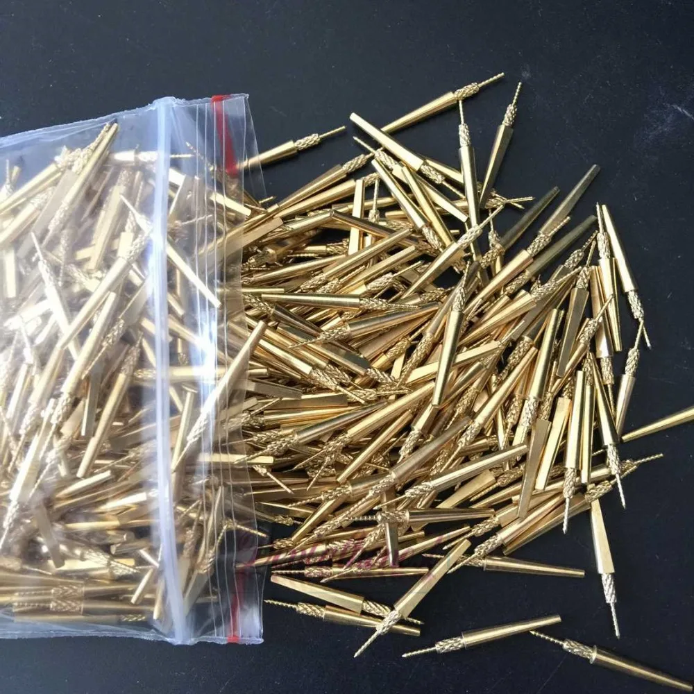 500PCS NEW DENTAL 2 MEDIUM LAB BRASS DOWEL STICK PINS 2 MEDIUMDental