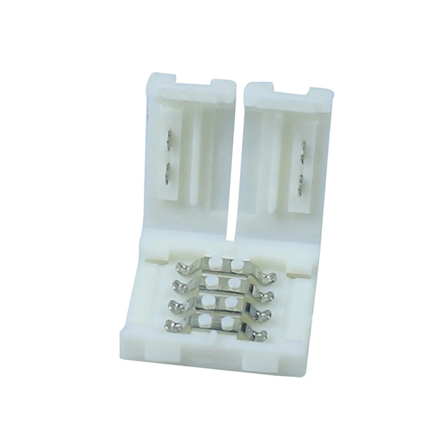 

20pcs/Lot 4pin 10mm LED Strip Connectors For RGB LED Strip Connector for 5050 RGB PCB Board Wire Connection RGB Color Strip