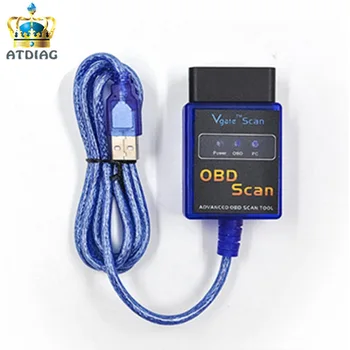 

2019 Vgate OBD2 ELM327 USB FT232RL Chip ELM 327 USB ARM Processor OBDII Auto Diagnostic Interface Scanner Code Reader