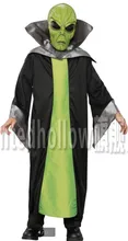 Free shipping Star Wars ET Alien Cosplay costumeset clothing +mask Halloween Fancy for girls/boys/kids party for christmas