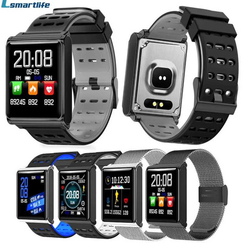 Smart Bracelet N98 Fitness Tracker Smart Wristband Heart Rate Monitor Blood Pressure Smart Band Watch for IOS Android Phone