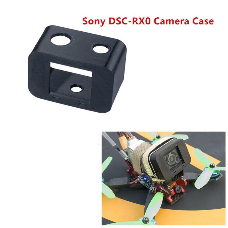 

Mini Camera Mount TPU Protective Case 3D Printed for Sony DSC-RX0 Green Black