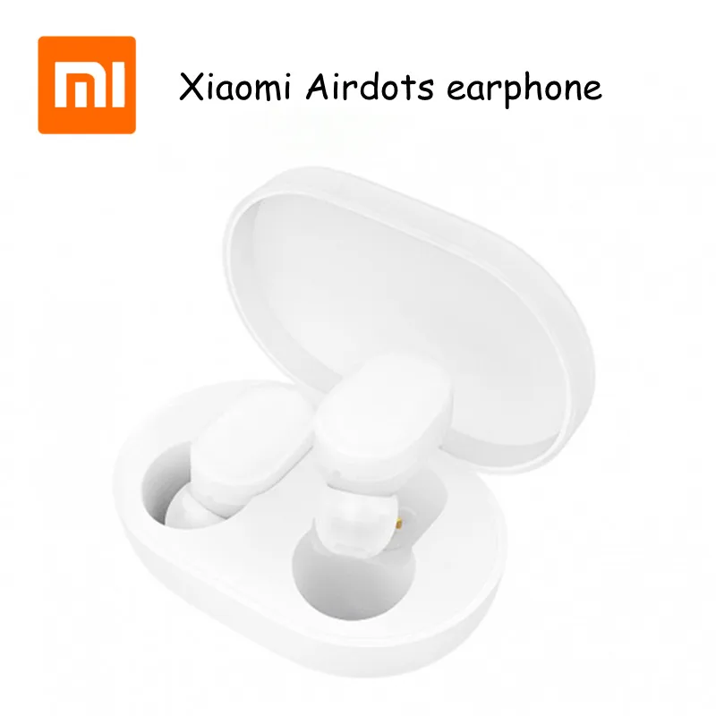 Xiao mi TWS AirDots Bluetooth наушники Молодежная версия стерео mi ni Беспроводная Bluetooth 5,0 гарнитура с mi c наушниками