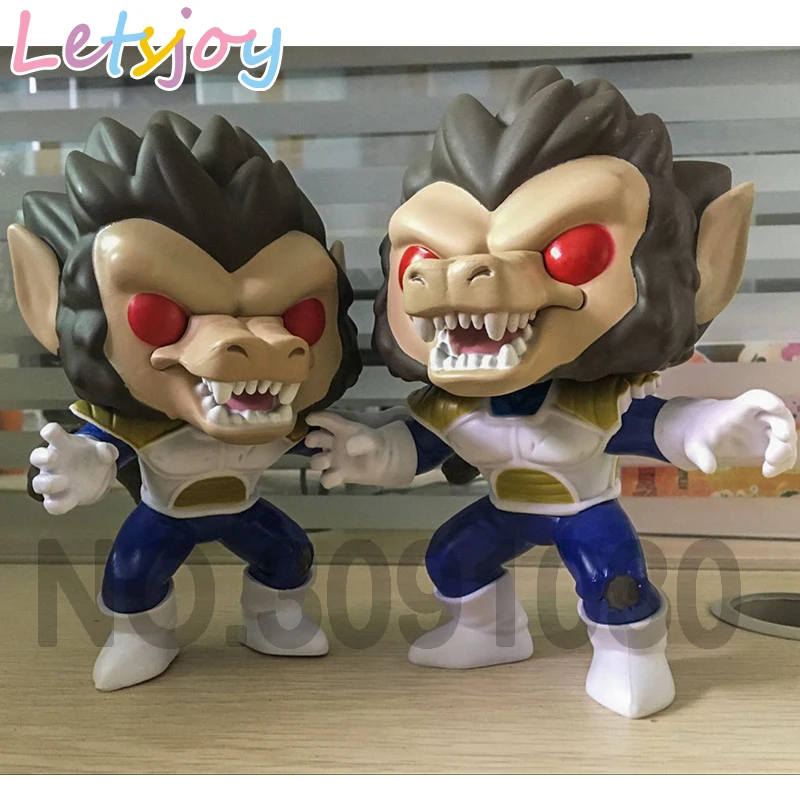 Garage Kits 15cm pop horse dragon ball Vegetto squishy Official letsjoy Vegeta big ape casual clothing electroplating cute doll