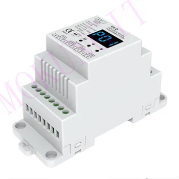 

4CH*5A 5-24VDC CV Controller V4-D Dimming/color temperature/RGB/RGBW 4 in 1 Controller 2.4GHz RF Wireless Reciever V4-D