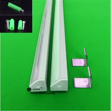 5-30 шт./лот 40 дюймов светодиодный алюминиевый профиль для led бар светильник, 45 градусов светодиодный Угловой алюминиевый канал, 12 мм полоса алюминиевый корпус