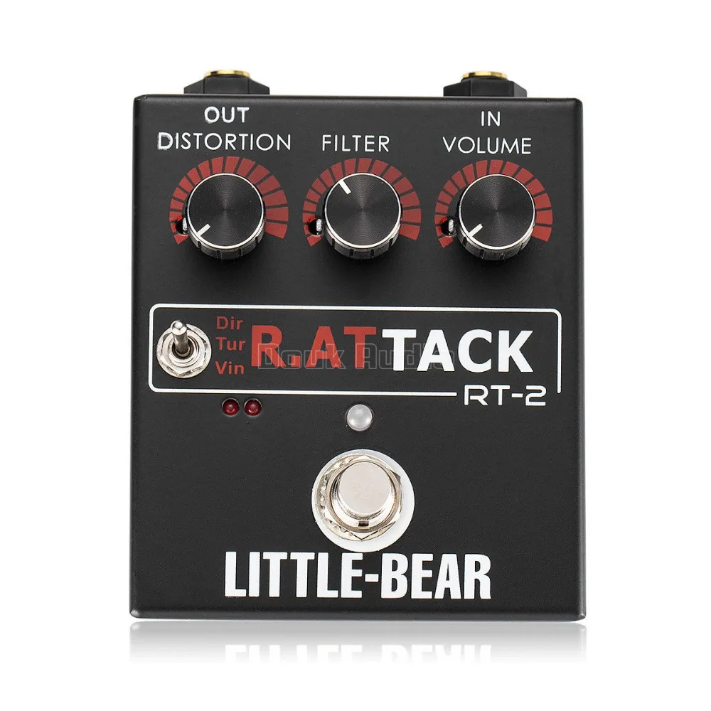 Urso de Alta Pequeno Fidelidade Guitarra Elétrica Effector 3 Modelo Rato Sujo - Turbo Vintage Stomp Caixa Pedal Lm308an Amplificador - Image 3