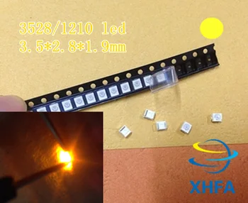 

1000 pcs Yellow POWER TOP 1210 3528 SMD SMT PLCC-2 1500MCD Ultra Bright LED New Free shipping Wholesale