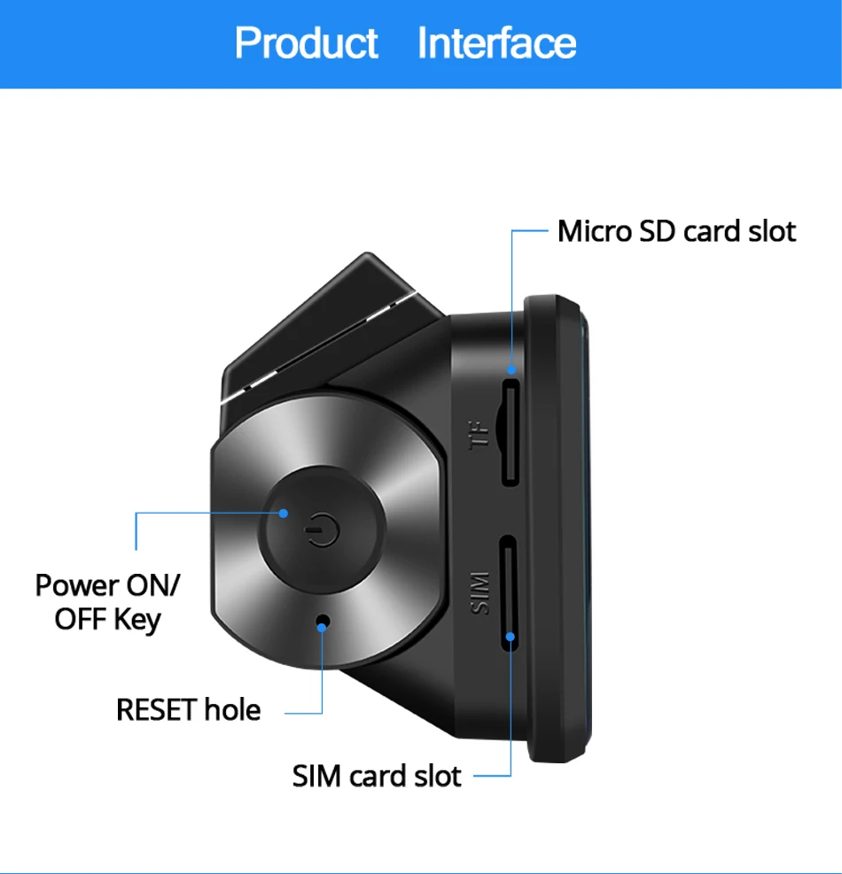 ANSTAR Dash Cam smart Car 3 дюйма 1080P HD камера заднего вида видео запись Wi-Fi функция Автомобильный видеорегистратор парковки мониторинг Dash камера