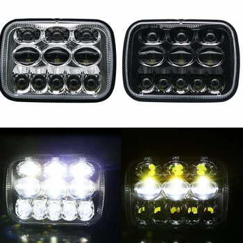 

For Ford GMC Chevy 5x7 DOT 7x6 inch LED Headlights Headlamps Bulbs Projector Headlight Lights for Jeep Cherokee XJ Wrangler