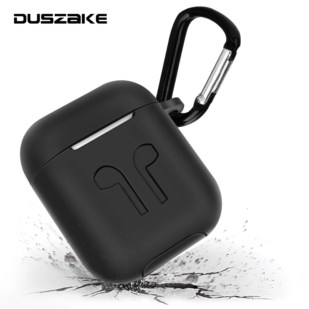 

Duszake Protective Silicone Cover for AirPods Case Strap Case for Apple Headphone for Airpod Case Charger Accessories