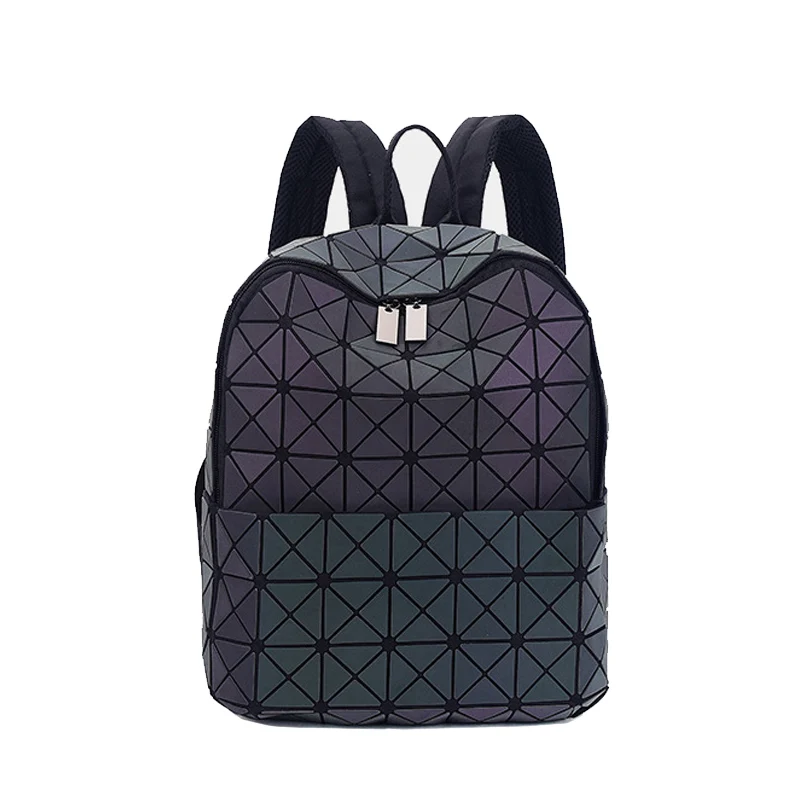 New Bao Bao Backpacks Women Geometric Patchwork Diamond Backpack For Teenage Drawstring Bag mochila Girl BaoBao