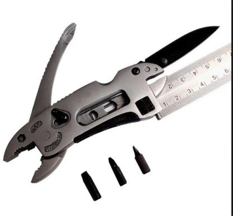 Складывающийся многофункциональный инструмент для ремонта ножей Отрегулируйте отвертку гаечный ключ для выживания на открытом воздухе для лагеря плоскогубцы многоцелевой многофункциональный гаечный ключ