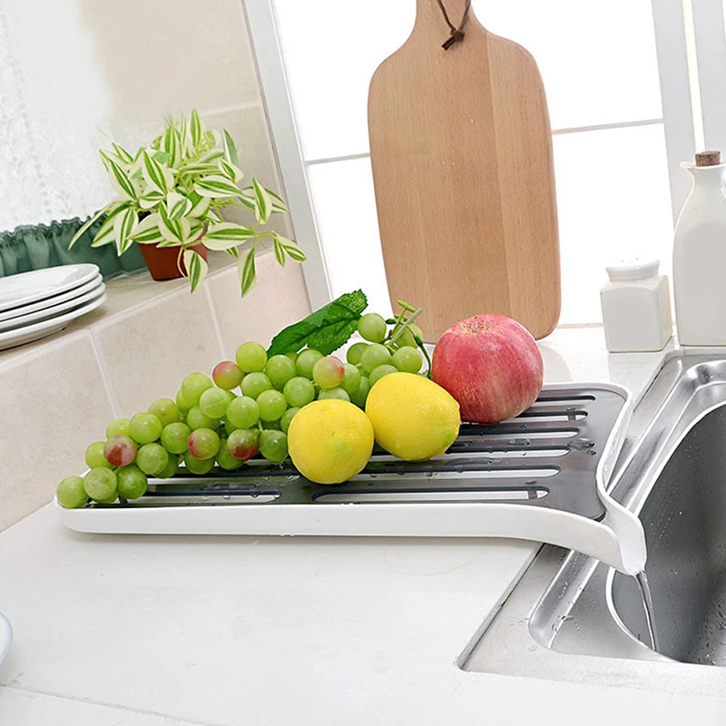 2019 двухслойная кухонная решетка для слива раковины кухня с мойкой средства для хранения раковины кухонный Органайзер с креплениями